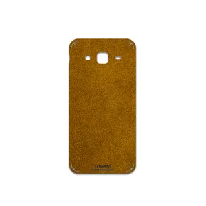 MAHOOT Brown-Chamois-Leather Cover Sticker for Samsung Galaxy J5
