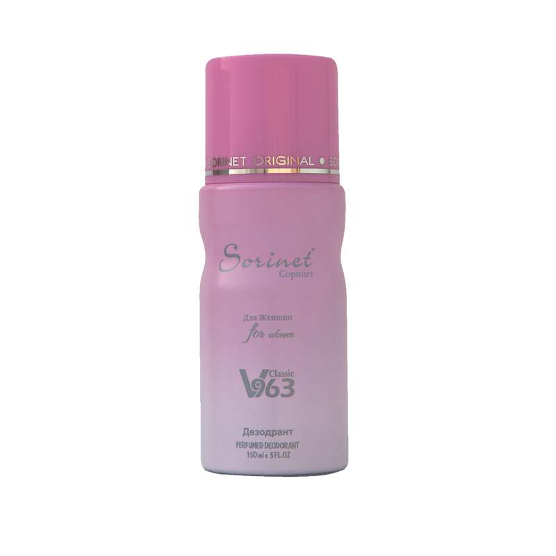 اسپری خوشبو کننده بدن زنانه سورینت مدل VERSACE V963 حجم 150 میلی لیتر اسپری خوشبو کننده بدن زنانه سورینت مدل VERSACE V963 حجم 150 میلی لیتر