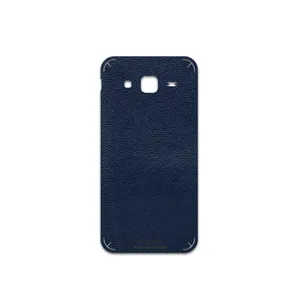 MAHOOT Deep-Blue-Leather Cover Sticker for Samsung Galaxy J5