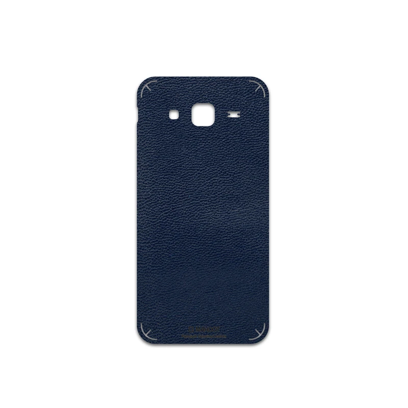 برچسب پوششی ماهوت مدل Deep-Blue-Leather مناسب برای گوشی موبایل سامسونگ Galaxy J5