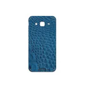 MAHOOT Blue-Crocodile-Leather Cover Sticker for Samsung Galaxy J5