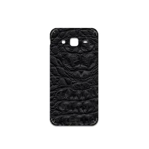 MAHOOT Black-Crocodile-Leather Cover Sticker for Samsung Galaxy J5