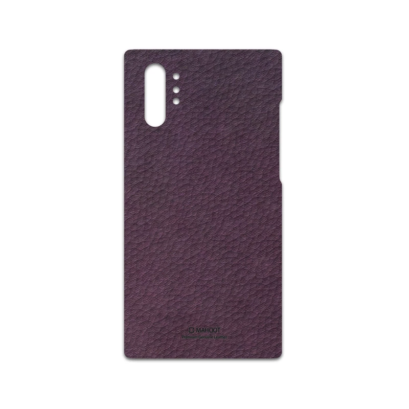 برچسب پوششی ماهوت مدل Purple-Leather مناسب برای گوشی موبایل سامسونگ Galaxy Note 10 Plus