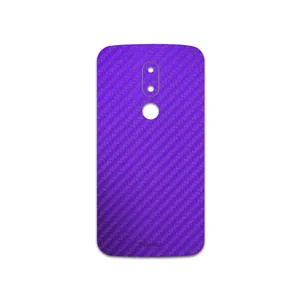 MAHOOT Purple-Fiber Cover Sticker for motorola Moto M