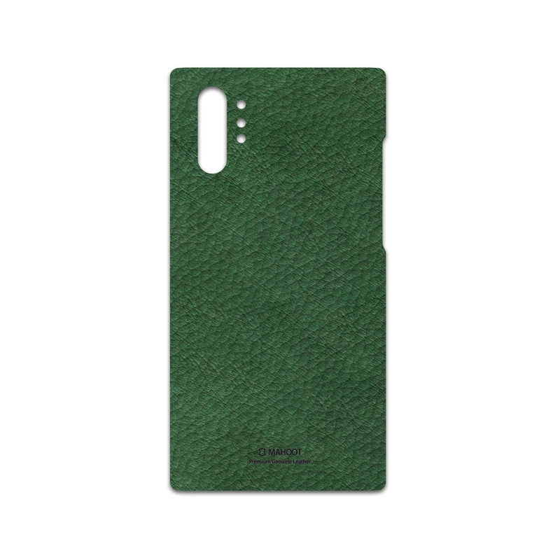 برچسب پوششی ماهوت مدل Green-Leather مناسب برای گوشی موبایل سامسونگ Galaxy Note 10 Plus