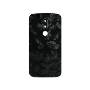 MAHOOT Black-Wildflower Cover Sticker for motorola Moto M