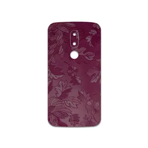 MAHOOT Red-Wildflower Cover Sticker for motorola Moto M