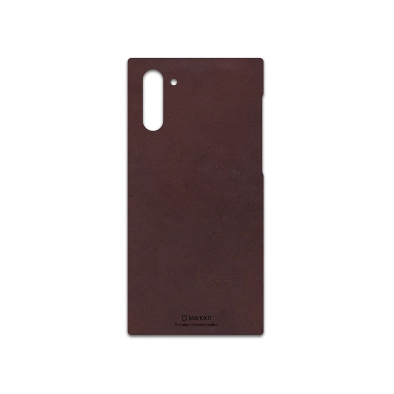 برچسب پوششی ماهوت مدل Matte-Dark-Brown-Leather مناسب برای گوشی موبایل سامسونگ Galaxy Note 10