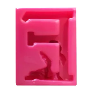 قالب فوندانت طرح حروف انگلیسی و فرشته حرف E کد 32553