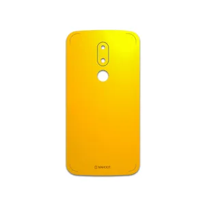 MAHOOT Matte-Deep-Mustard Cover Sticker for motorola Moto M