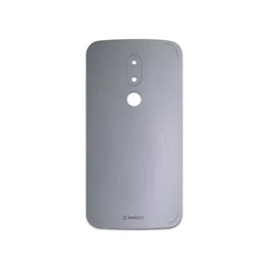 MAHOOT Matte-Silver Cover Sticker for motorola Moto M