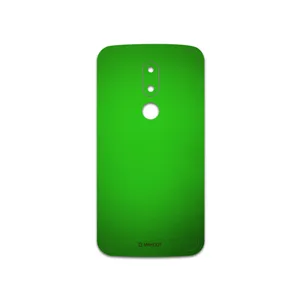 MAHOOT Metallic-Green Cover Sticker for motorola Moto M