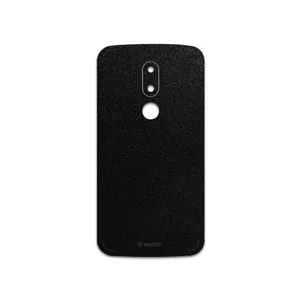 MAHOOT Black-Suede Cover Sticker for motorola Moto M