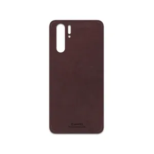 MAHOOT Matte-Dark-Brown-Leather Cover Sticker for Huawei P30 Pro