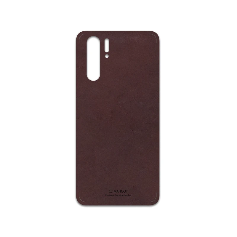 برچسب پوششی ماهوت مدل Matte-Dark-Brown-Leather مناسب برای گوشی موبایل هوآوی P30 Pro