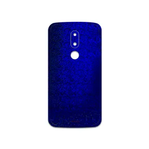 MAHOOT Blue-Holographic Cover Sticker for motorola Moto M