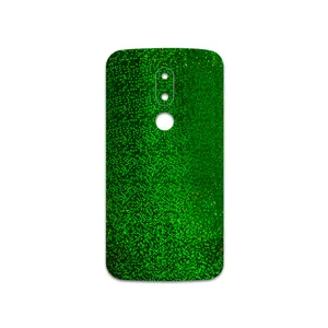 MAHOOT Green-Holographic Cover Sticker for motorola Moto M