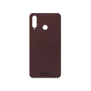 MAHOOT Matte-Dark-Brown-Leather Cover Sticker for Huawei P30 Lite
