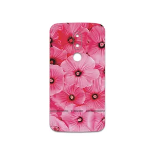 MAHOOT Pink-Flower Cover Sticker for motorola Moto M