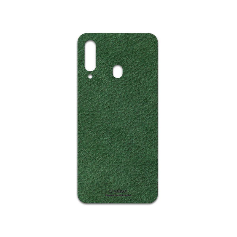 برچسب پوششی ماهوت مدل Green-Leather مناسب برای گوشی موبایل سامسونگ Galaxy A60