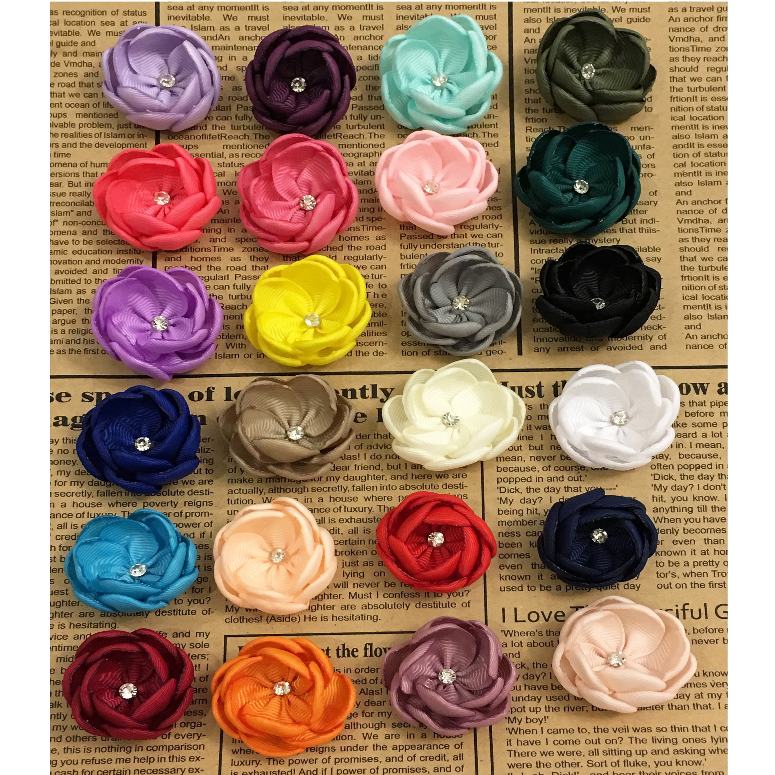 گل سینه دخترانه طرح گل رز کد RO.NEG بسته 2 عددی گل سینه دخترانه طرح گل رز کد RO.NEG بسته 2 عددی