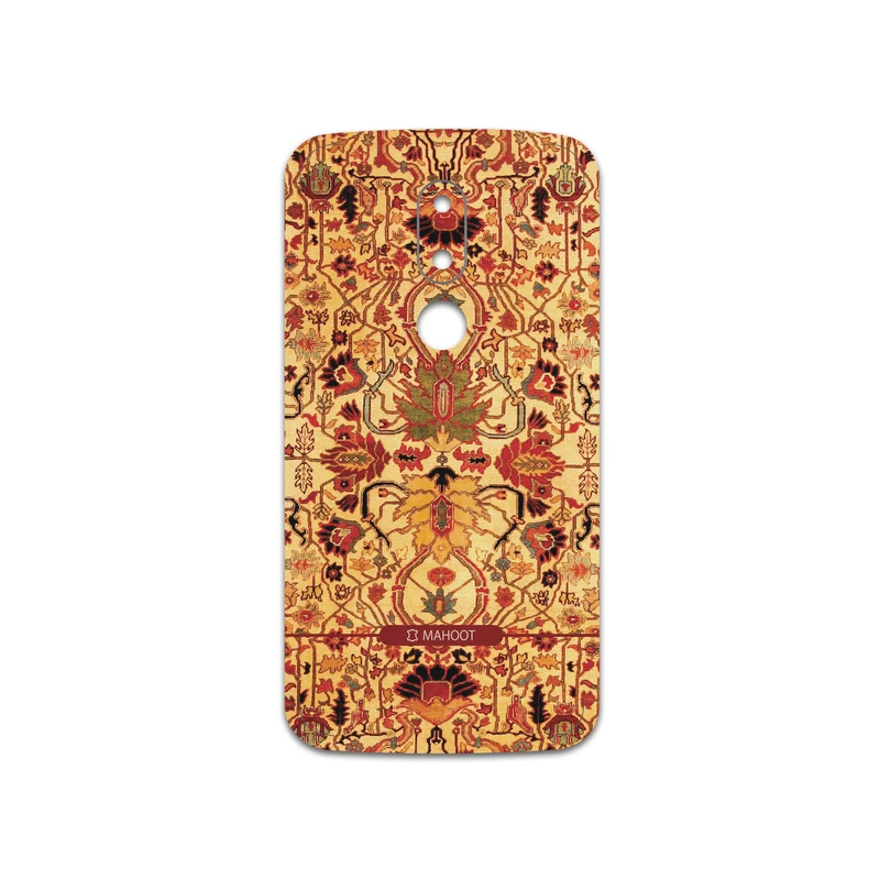 برچسب پوششی ماهوت مدل Persian-Carpet-Yellow مناسب برای گوشی موبایل موتورولا Moto M
