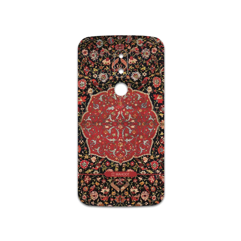 برچسب پوششی ماهوت مدل Persian-Carpet-Red مناسب برای گوشی موبایل موتورولا Moto M