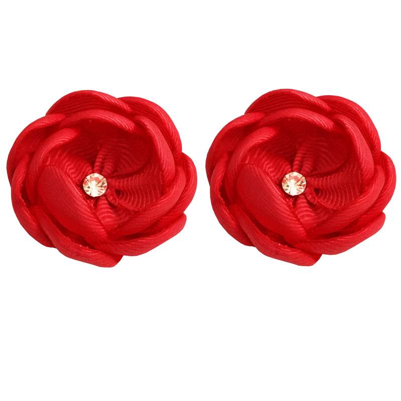 گل سینه دخترانه طرح گل رز کد RO.NEG بسته 2 عددی گل سینه دخترانه طرح گل رز کد RO.NEG بسته 2 عددی