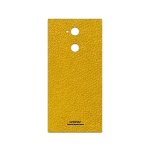 MAHOOT Mustard-Leather Cover Sticker for Sony Xperia XA2 Ultra
