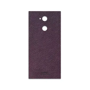 MAHOOT Purple-Leather Cover Sticker for Sony Xperia XA2 Ultra