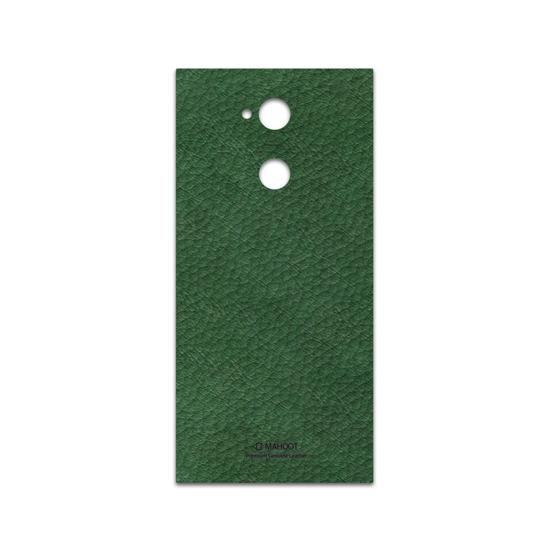 برچسب پوششی ماهوت مدل Green-Leather مناسب برای گوشی موبایل سونی Xperia XA2 Ultra