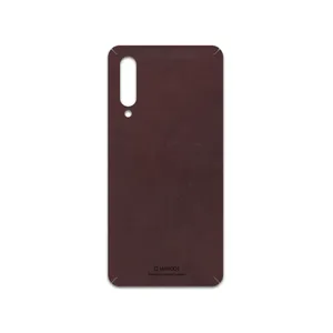 MAHOOT Matte-Dark-Brown-Leather Cover Sticker for Xiaomi Mi 9