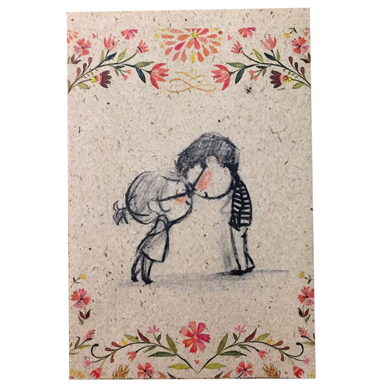 کارت پستال طرح دوستی کد LO.1