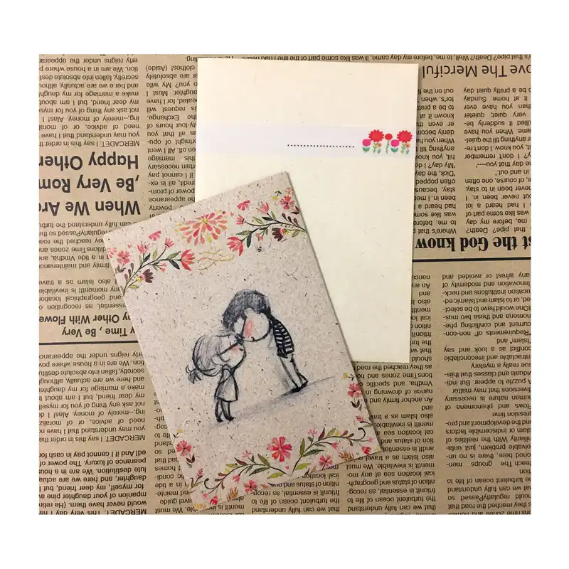 کارت پستال طرح دوستی کد LO.1