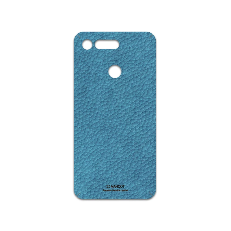 برچسب پوششی ماهوت مدل Blue-Leather مناسب برای گوشی موبایل آنر View 20