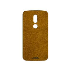 MAHOOT Brown-Chamois-Leather Cover Sticker for motorola Moto M