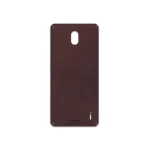 MAHOOT Matte-Dark-Brown-Leather Cover Sticker for Nokia 1 Plus