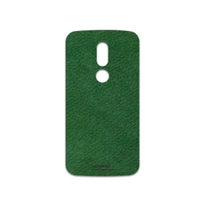 MAHOOT Green-Leather Cover Sticker for motorola Moto M
