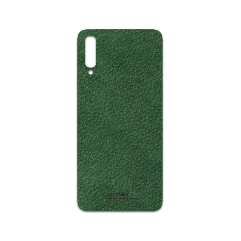 برچسب پوششی ماهوت مدل Green-Leather مناسب برای گوشی موبایل سامسونگ Galaxy A70