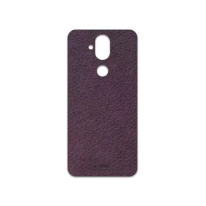 MAHOOT Purple-Leather Cover Sticker for Nokia 8.1