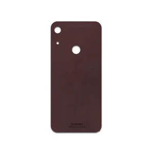 MAHOOT Matte-Dark-Brown-Leather Cover Sticker for Honor 8A