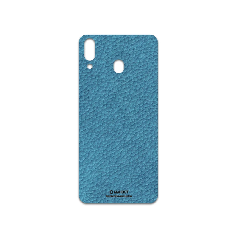 برچسب پوششی ماهوت مدل Blue-Leather مناسب برای گوشی موبایل سامسونگ Galaxy M20