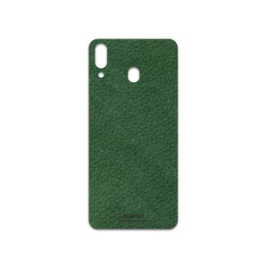 MAHOOT Green-Leather Cover Sticker for Samsung Galaxy M20
