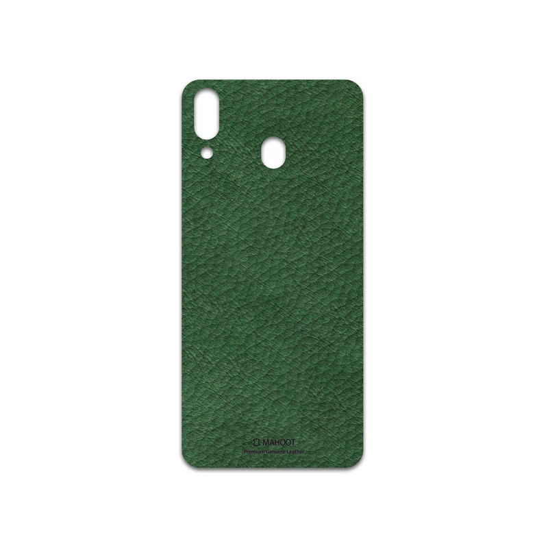 برچسب پوششی ماهوت مدل Green-Leather مناسب برای گوشی موبایل سامسونگ Galaxy M20