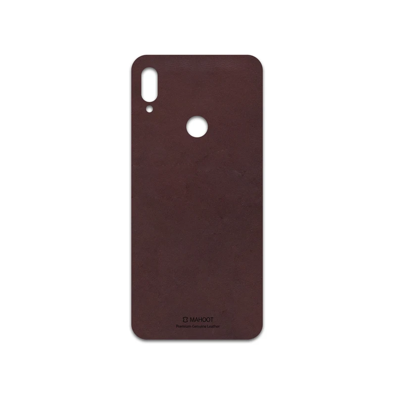 برچسب پوششی ماهوت مدل Matte-Dark-Brown-Leather مناسب برای گوشی موبایل هوآوی Y6 Prime 2019