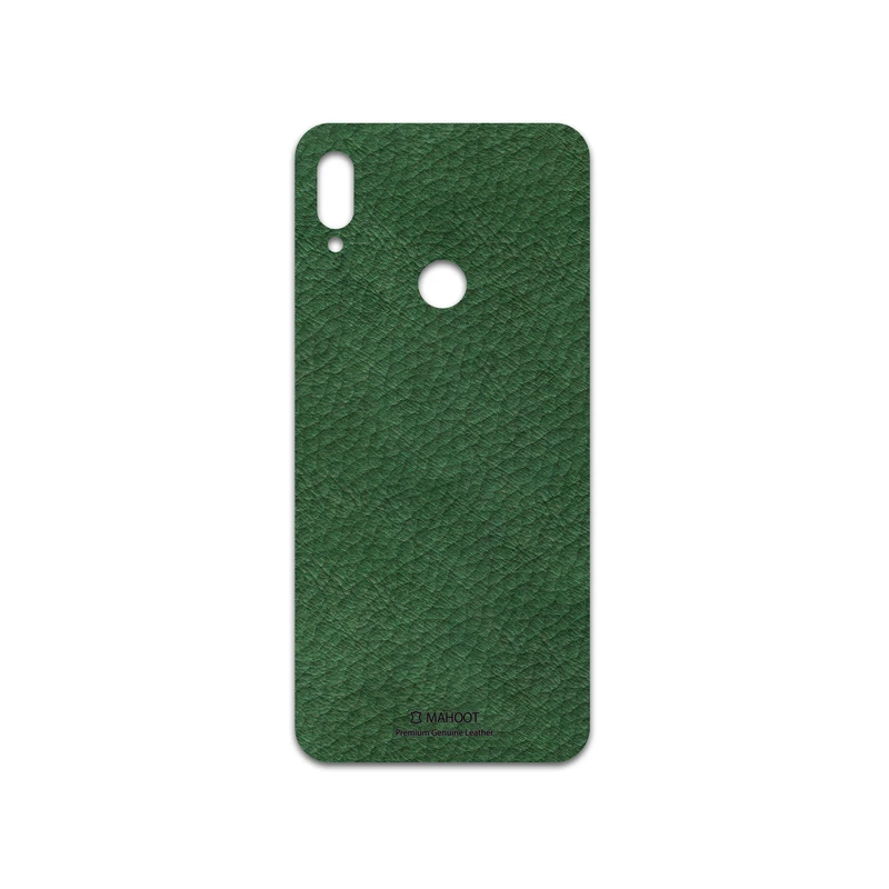 برچسب پوششی ماهوت مدل Green-Leather مناسب برای گوشی موبایل هوآوی Y6 Prime 2019