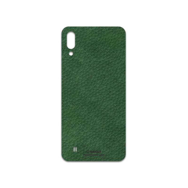 برچسب پوششی ماهوت مدل Green-Leather مناسب برای گوشی موبایل سامسونگ Galaxy M10