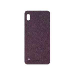 MAHOOT Purple-Leather Cover Sticker for Samsung Galaxy A10