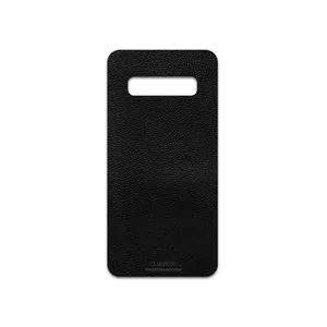MAHOOT Black-Leather Cover Sticker for Samsung Galaxy S10