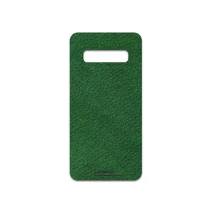MAHOOT Green-Leather Cover Sticker for Samsung Galaxy S10